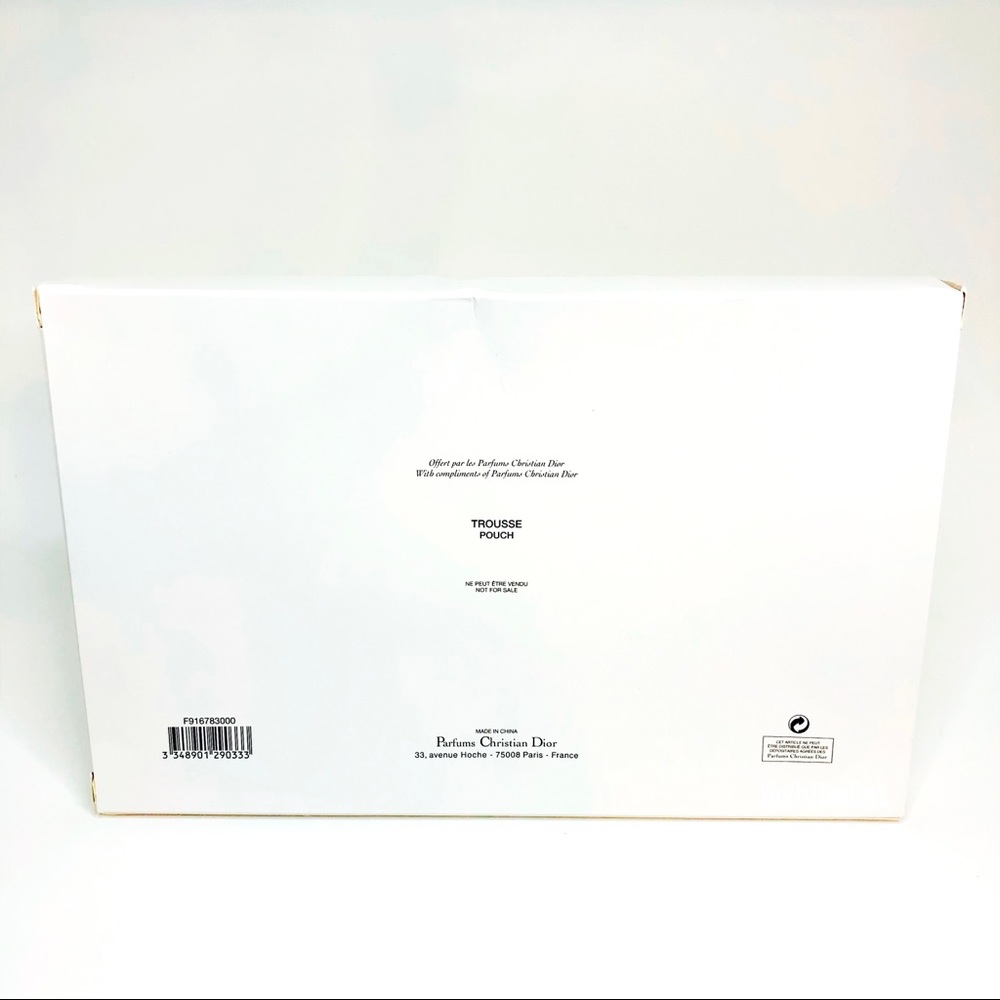 🆕 Dior Beauty Cosmetic Pouch to Crossbody Bag Purse, New Handbag, Black & Blue - Picture 11 of 12